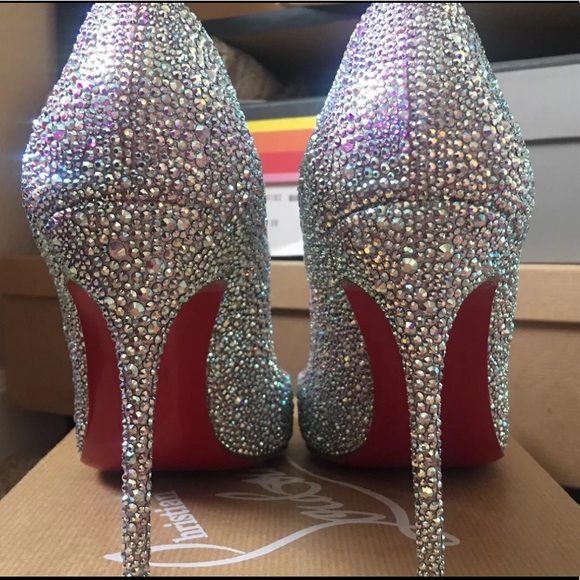 AUTHENTIC CHRISTIAN LOUBOUTIN SWAROVSKI CRYSTALS - Picture 2 of 8